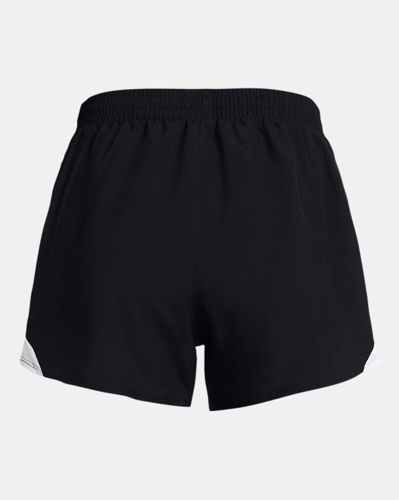 Women's UA Fly-By 3" Shorts in Black image number 5